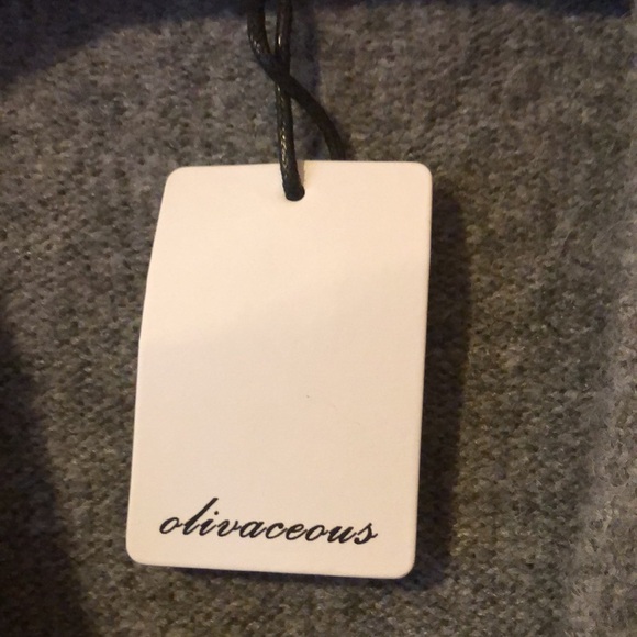 Olivaceous cardigan short high low sweater size small New! - Picture 5 of 14